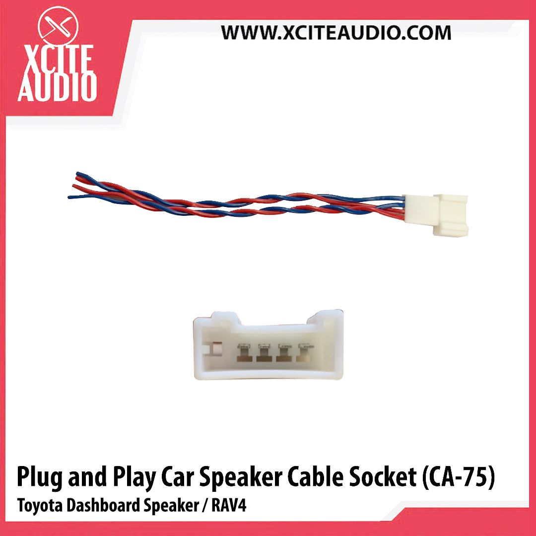 Plug & Play (PNP) Speaker Cable Socket (Pair)