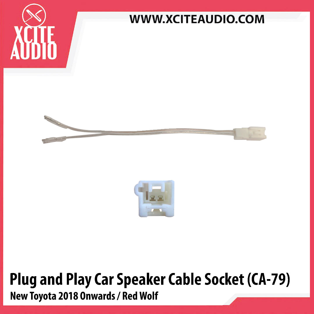 Plug & Play (PNP) Speaker Cable Socket (Pair)