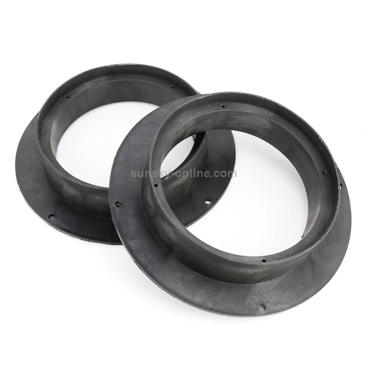 Car Front Speaker Mat 6.5" Adapter for Audi Q5 Front Door Stereo Adjusting Refitting Rings Pad Mount Holders