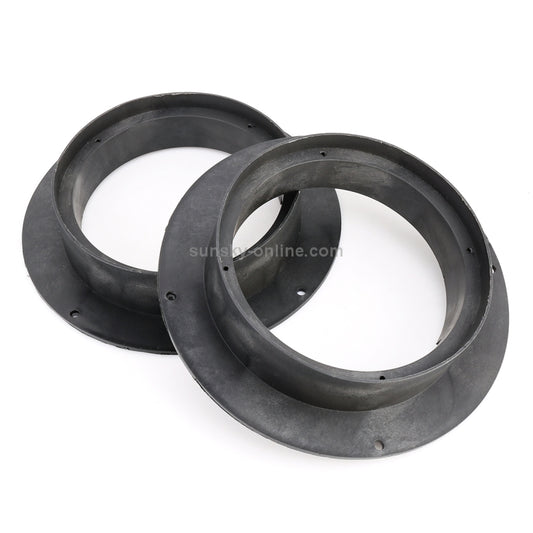 Car Front Speaker Mat 6.5" Adapter for Audi Q5 Front Door Stereo Adjusting Refitting Rings Pad Mount Holders