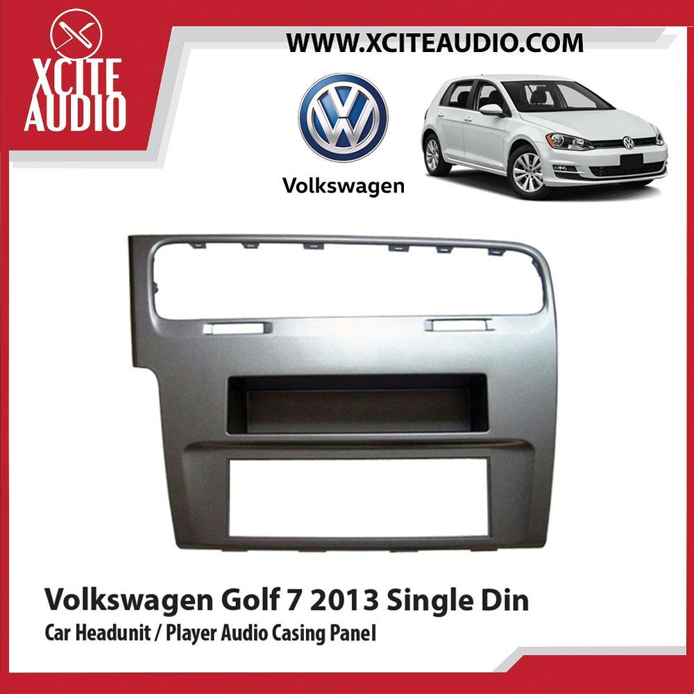Volkswagen Golf 7 2013 Single Din Car Headunit / Player / Stereo Audio Casing Panel - Xcite Audio