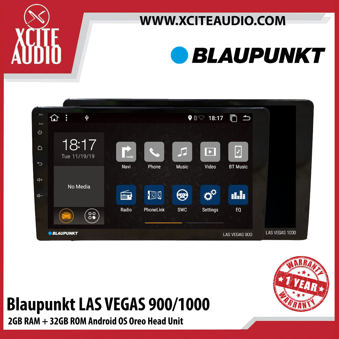 Blaupunkt LAS VEGAS 900/1000 9"/10.1" 2GB RAM + 32GB ROM Android OS Oreo Head Unit (FREE AHDC 2.0)