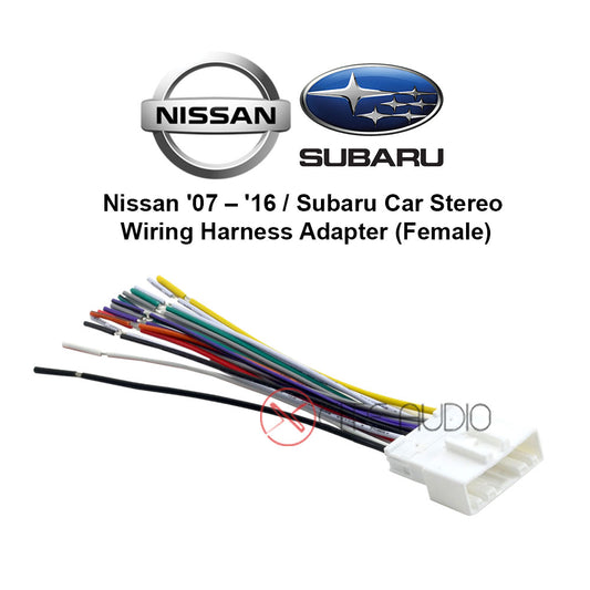 Nissan 2007 - 2016 / Subaru Car Stereo Wiring Socket Harness Adapter (Female) - Xcite Audio