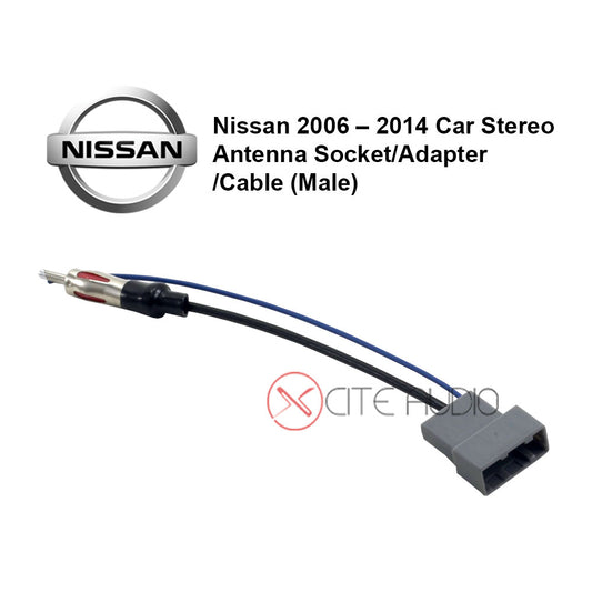 Nissan 2006-2014 Car Stereo Antenna Socket/Adapter/Cable (Male) - Xcite Audio