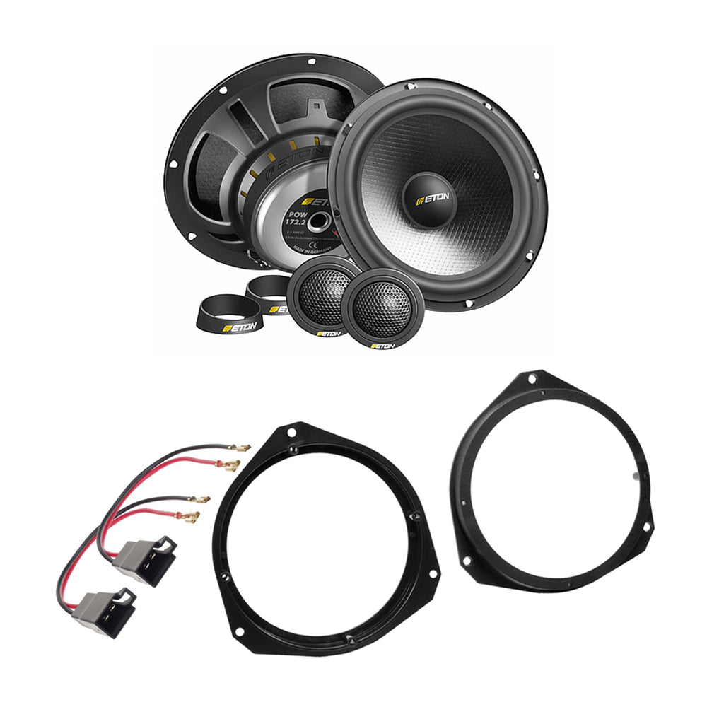 Eton POW172.2 6.5" 70Watts 2-Way 3 Ohms Component Car Speakers - Xcite Audio