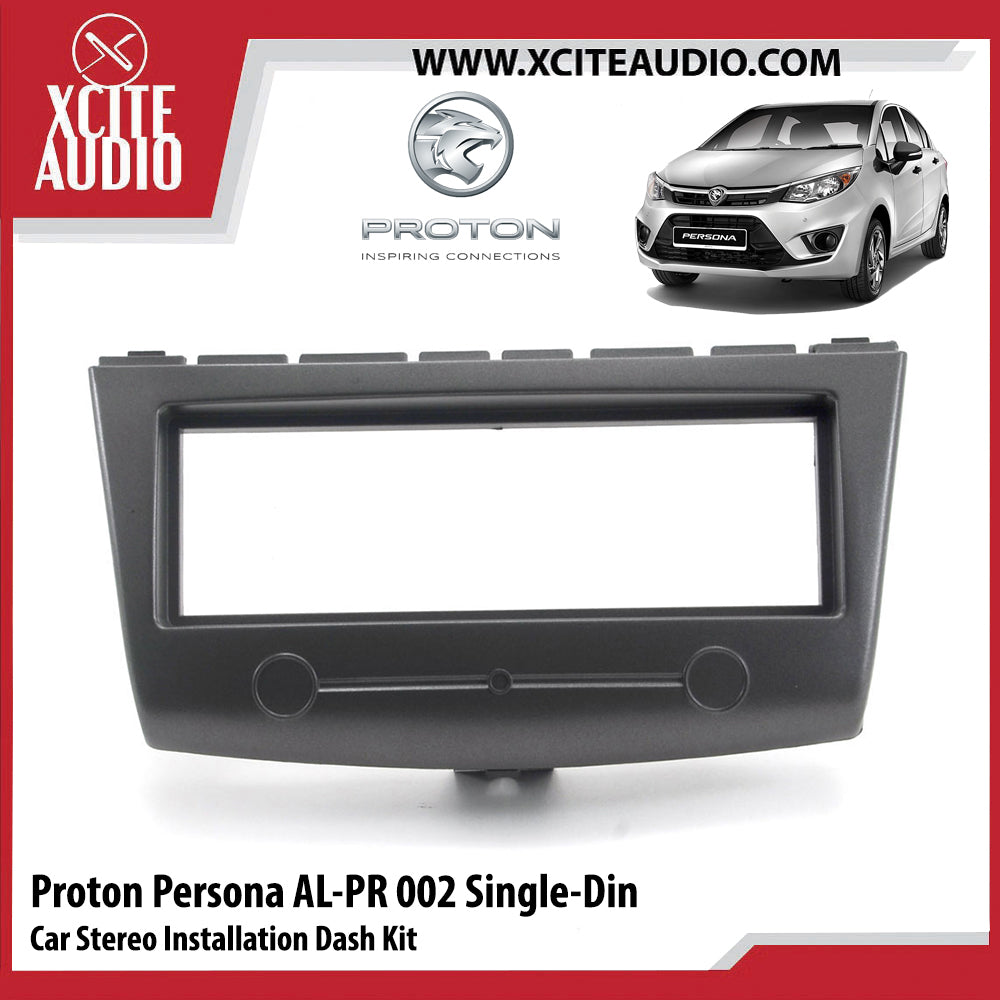Proton Persona AL-PR002 Single-Din Car Stereo Installation Dash Kit Fascia Kit Car Player Casing Mounting Kit - Xcite Audio