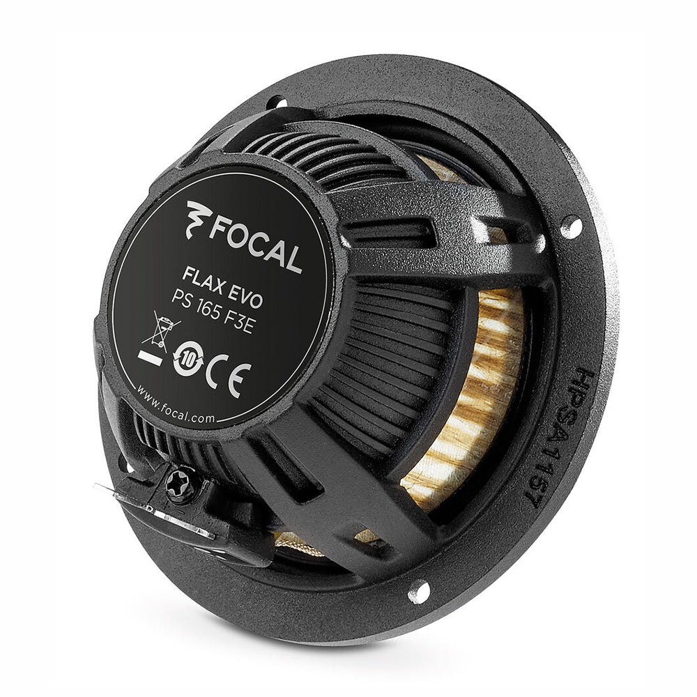 Focal PS165F3E 6-1/2'' (16.5cm) & 3'' (8cm) 160Watts 4 Ohms 3-Way Component Kit Car Speakers - Xcite Audio