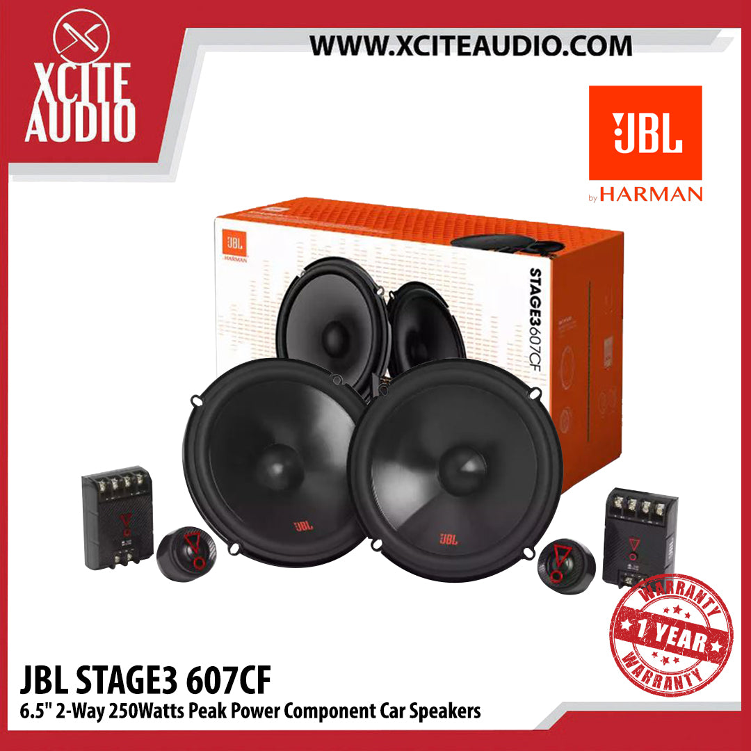 JBL STAGE3 2-Pairs of Stage3 607CFAM 6.5 2-Way Component Speakers - No  Grills - Creative Audio