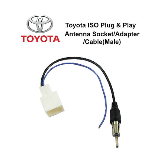 Toyota ISO Plug and Play Antenna Socket/Adapter/Cable (Male) - Xcite Audio