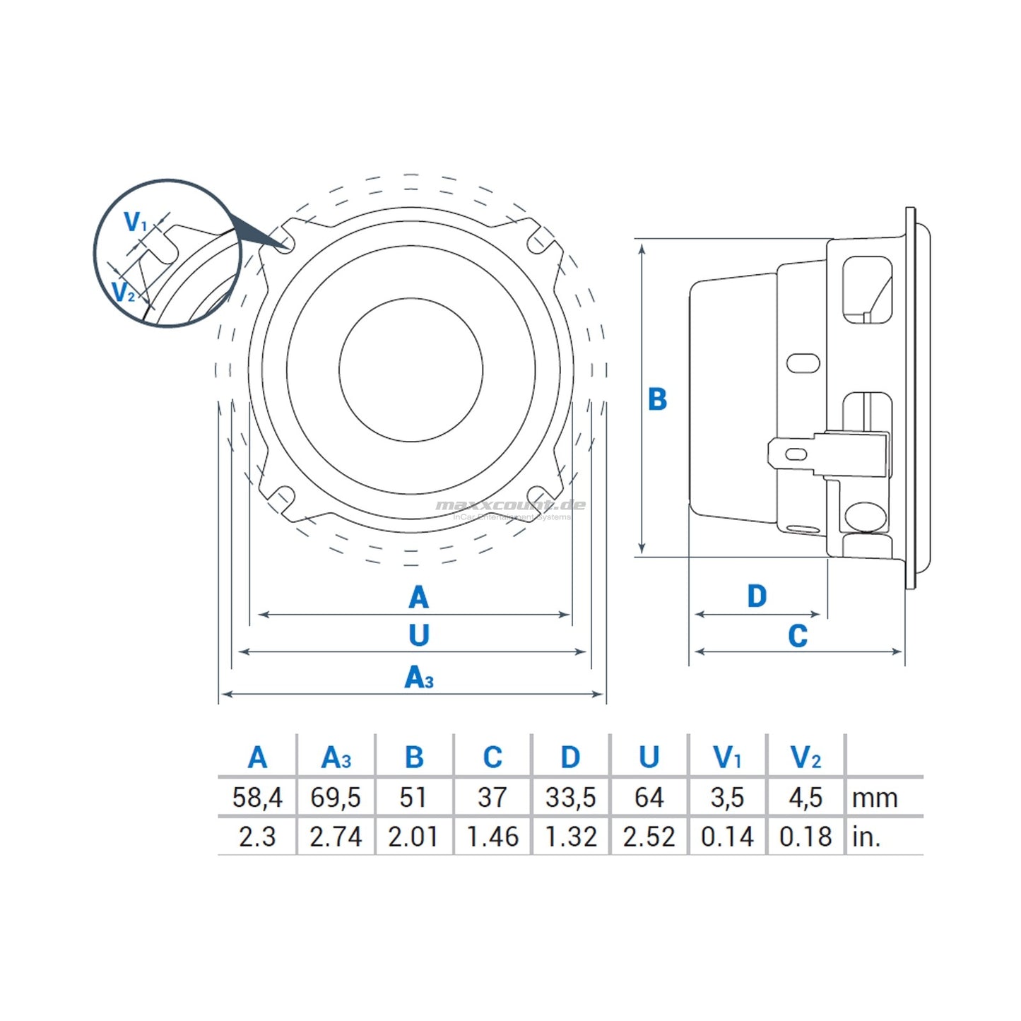AUDISON Prima AP 2 WIDE RANGE 25MM