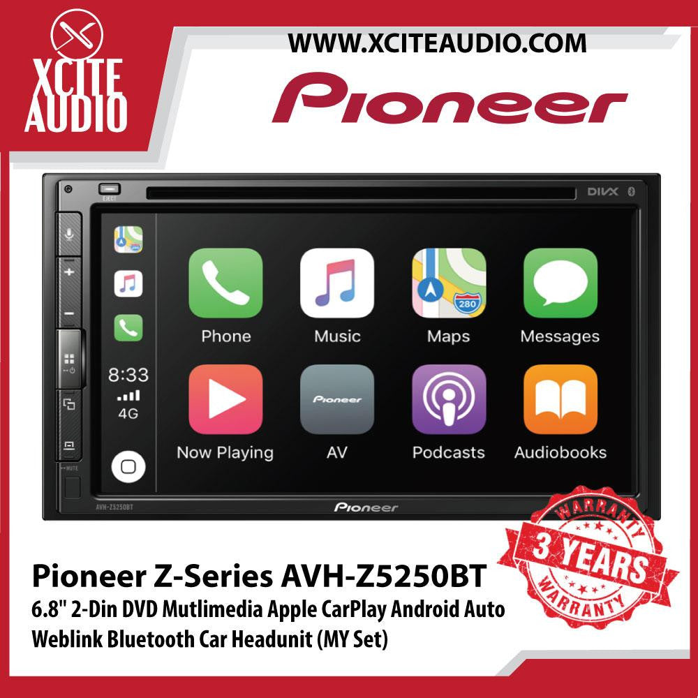 Pioneer AVH-Z5250BT 6.8inch Apple Carplay Android Auto Weblink Bluetooth Full HD Multimedia Receiver Car Headunit