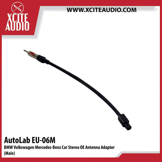 Audio Lab EU-06M BMW Volkswagen Mercedes-Benz Car Stereo OE Antenna Adapter (Male)
