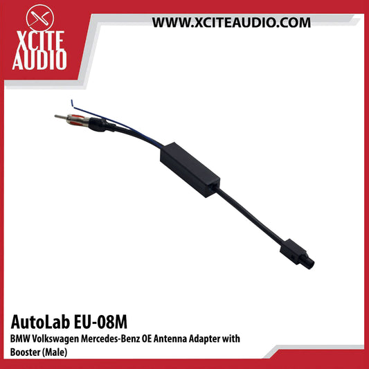 EU-08M BMW Volkswagen Mercedes-Benz OE Antenna Adapter with Booster (Male)