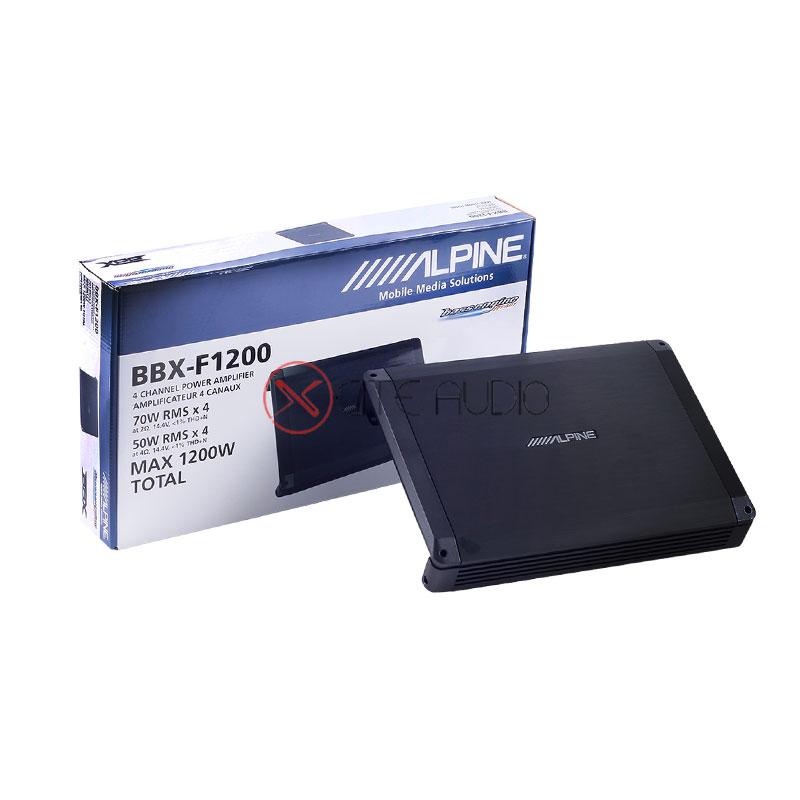 Alpine BBX-F1200 BBX Series 1200 Watts 4/3/2 Channel Class AB Car Amplifier - Xcite Audio