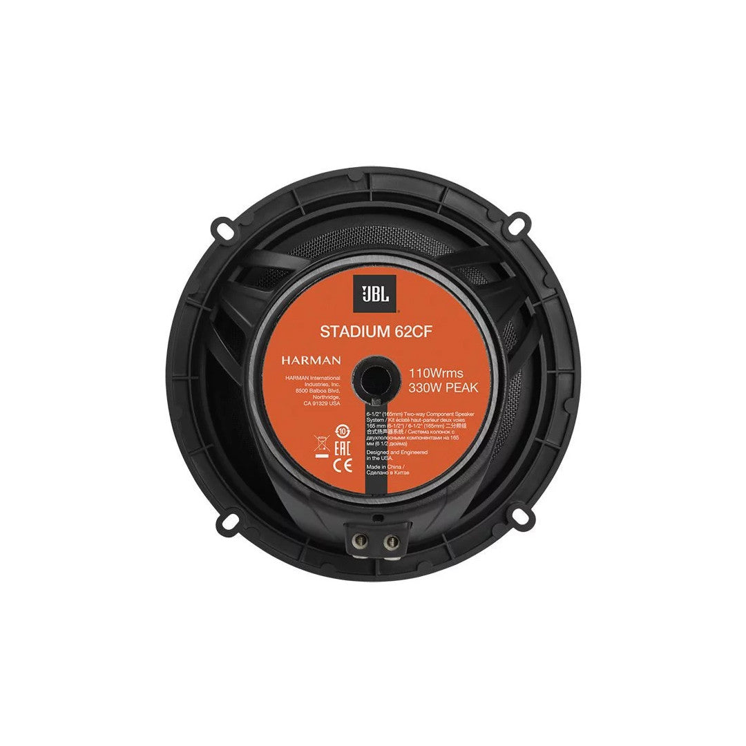 JBL Stadium 62CF Stadium Series 6.5" 2-Way Component Car Speaker