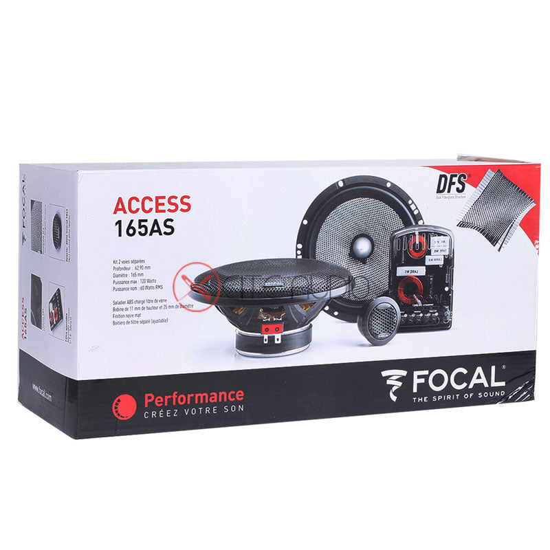 Focal Access 165AS 6.5" 2-Way 120 Watts Component Car Speakers - Xcite Audio