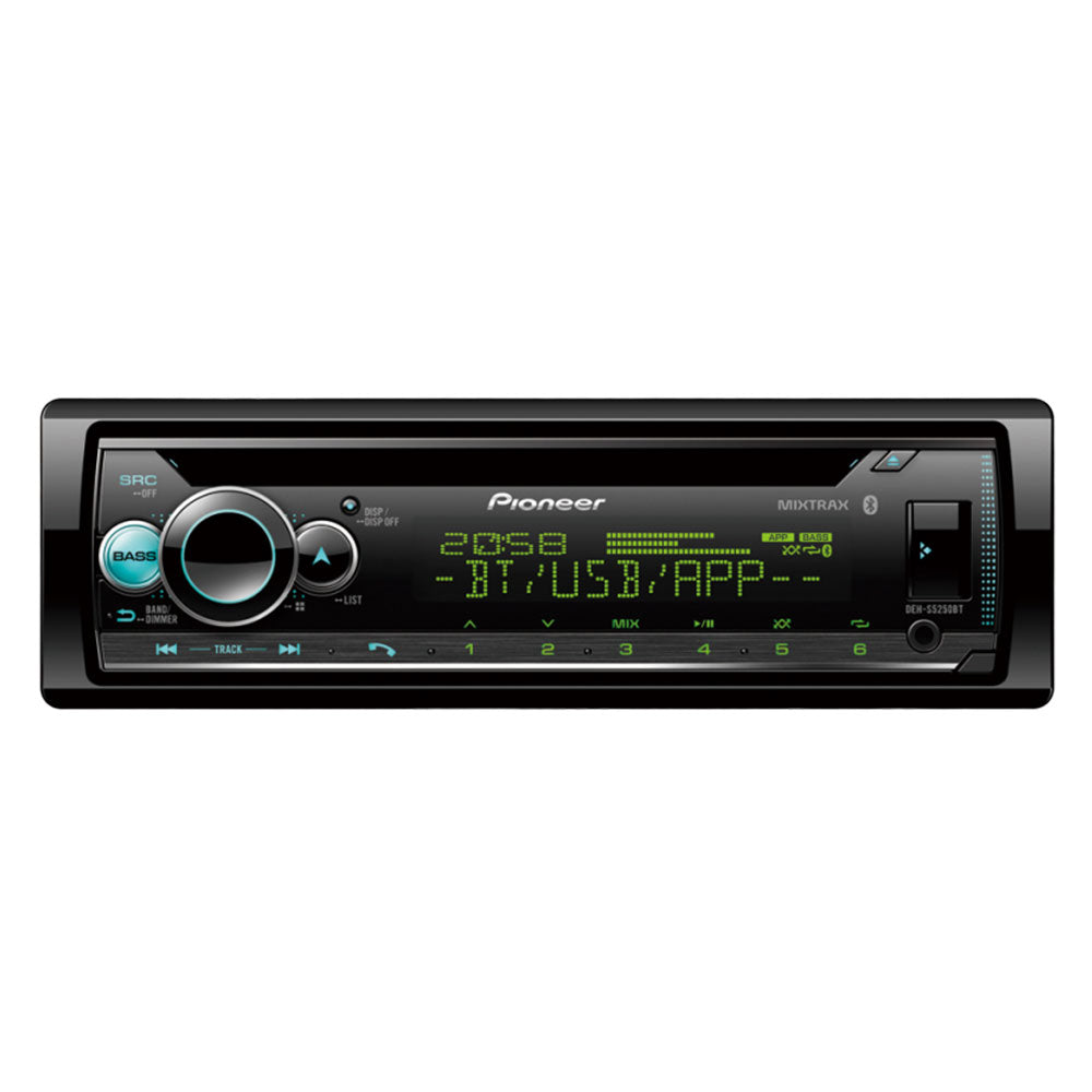 Pioneer DEH-S5250BT Single-Din MIXTRAX Bluetooth/USB/AUX/Pioneer Smart Sync Car Headunit - Xcite Audio