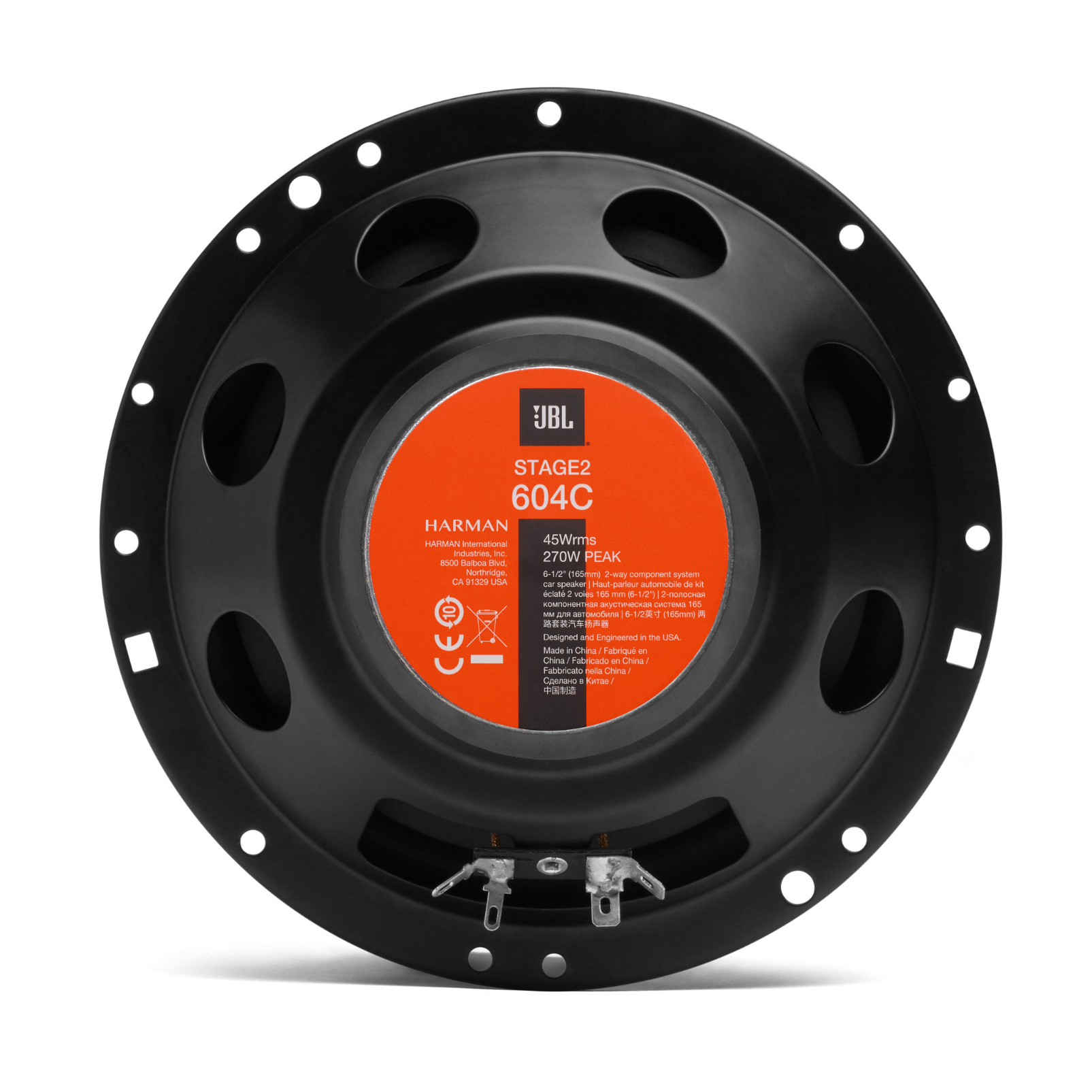 JBL Stage2 604C 6-1/2" (160mm) 2-Way 270Watts Component Car Speakers - Xcite Audio