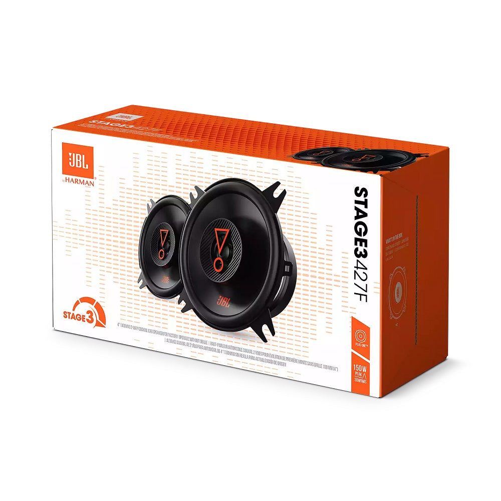 JBL Stage3 427F 4" 2-Way 150Watts Peak Power Coaxial Car Speakers - Xcite Audio