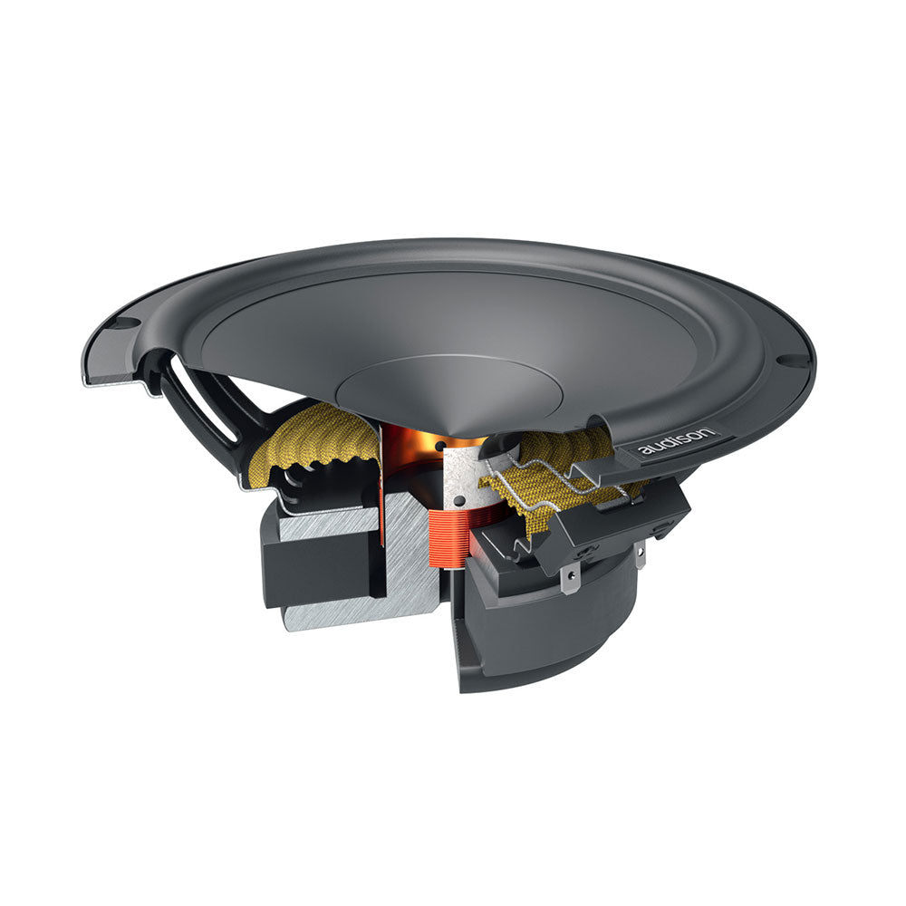 Audison APK165P 6.5" 2-Way 345Watts Peak 4-Ohms Car Audio Speakers - Xcite Audio