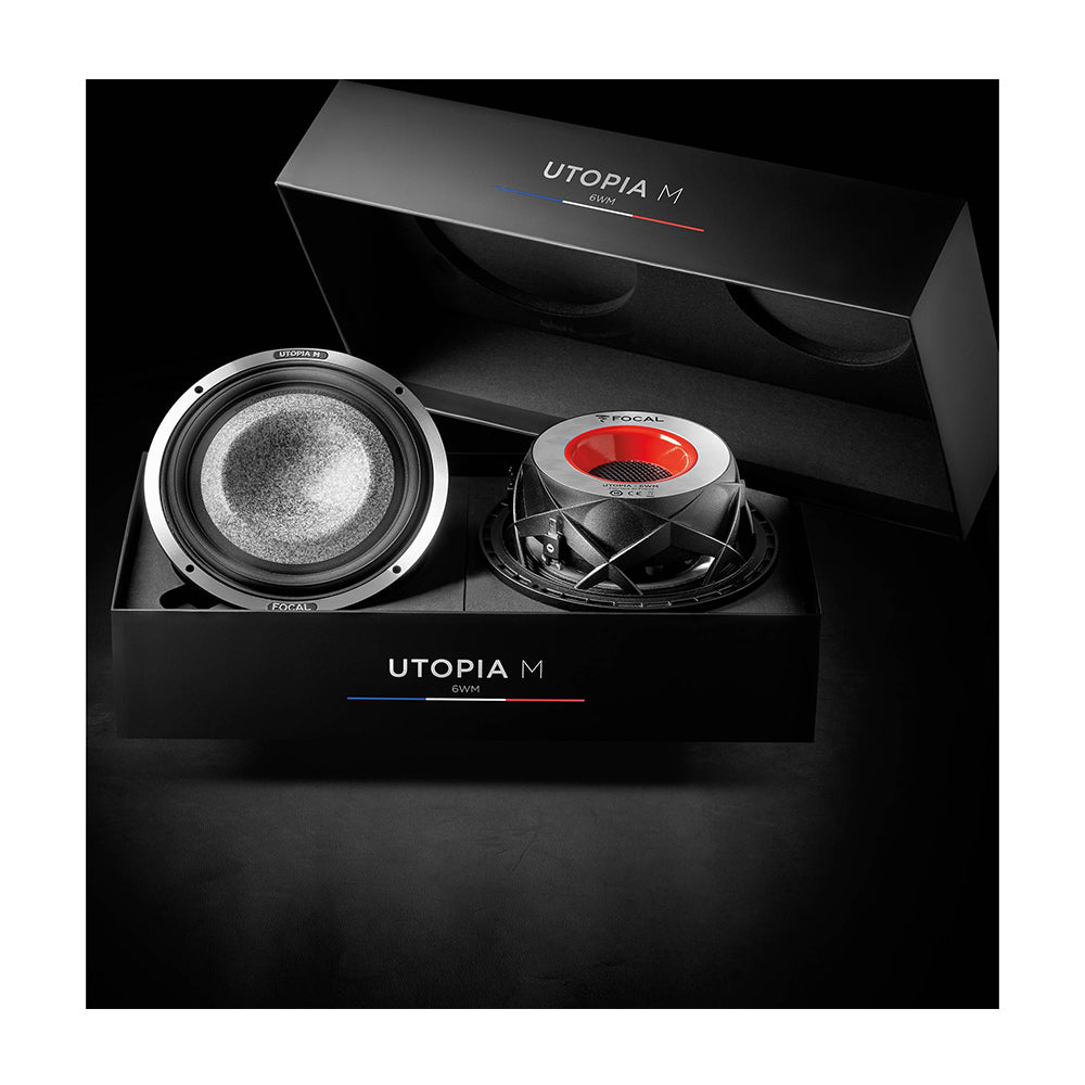 Focal Utopia M 6WM 6.5" 200Watts 4-Ohms Car Woofer/Speakers - Xcite Audio