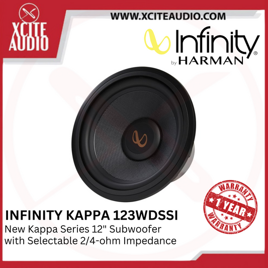 Infinity Kappa 123WDSSI Kappa Series 12" Subwoofer with Selectable 2/4-ohm Impedance