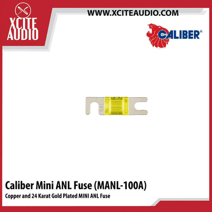 Caliber Fine Copper and 24 Karat Gold Plated MINI ANL Fuse 20A 30A 40A 50A 60A 80A 100A 150A