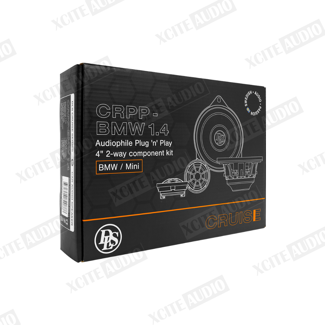 DLS Cruise CRPP-BMW 1.4 Audiophile Plug ‘n’ Play 4” 2-way Component kit for BMW / Mini