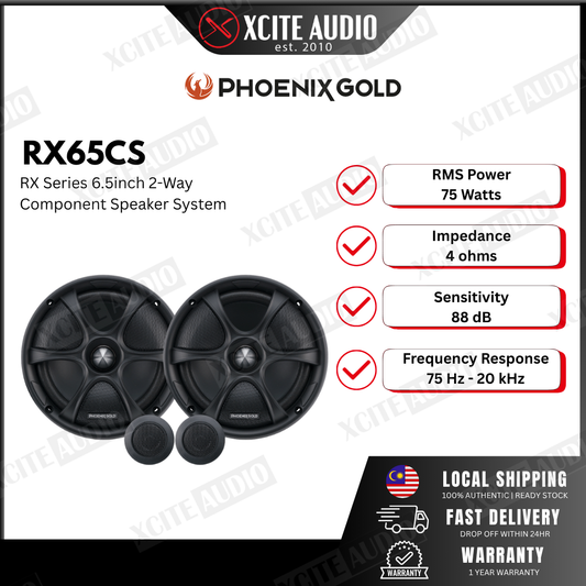 Phoenix Gold RX65CS 6.5"inch 2-Way Component Car Speakers