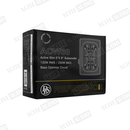DLS ACW68 - Reference Series 6"x 8" Under-Seat Active Subwoofer | 120W RMS