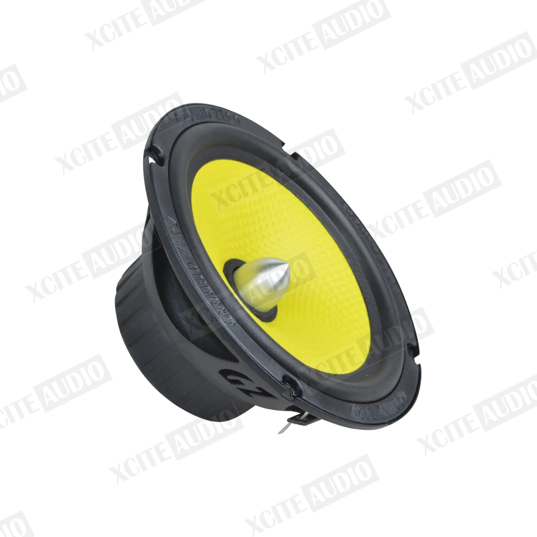 GROUND ZERO GZTK 165 | 6.5” Titanium Series High Power 3ohms Car Mid-Bass Speakers