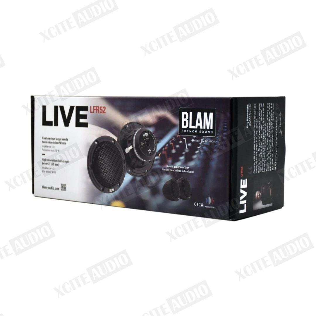 BLAM LFR52 - Live Series 2" Full Range Hi-Res Full Range Car Audio Speakers