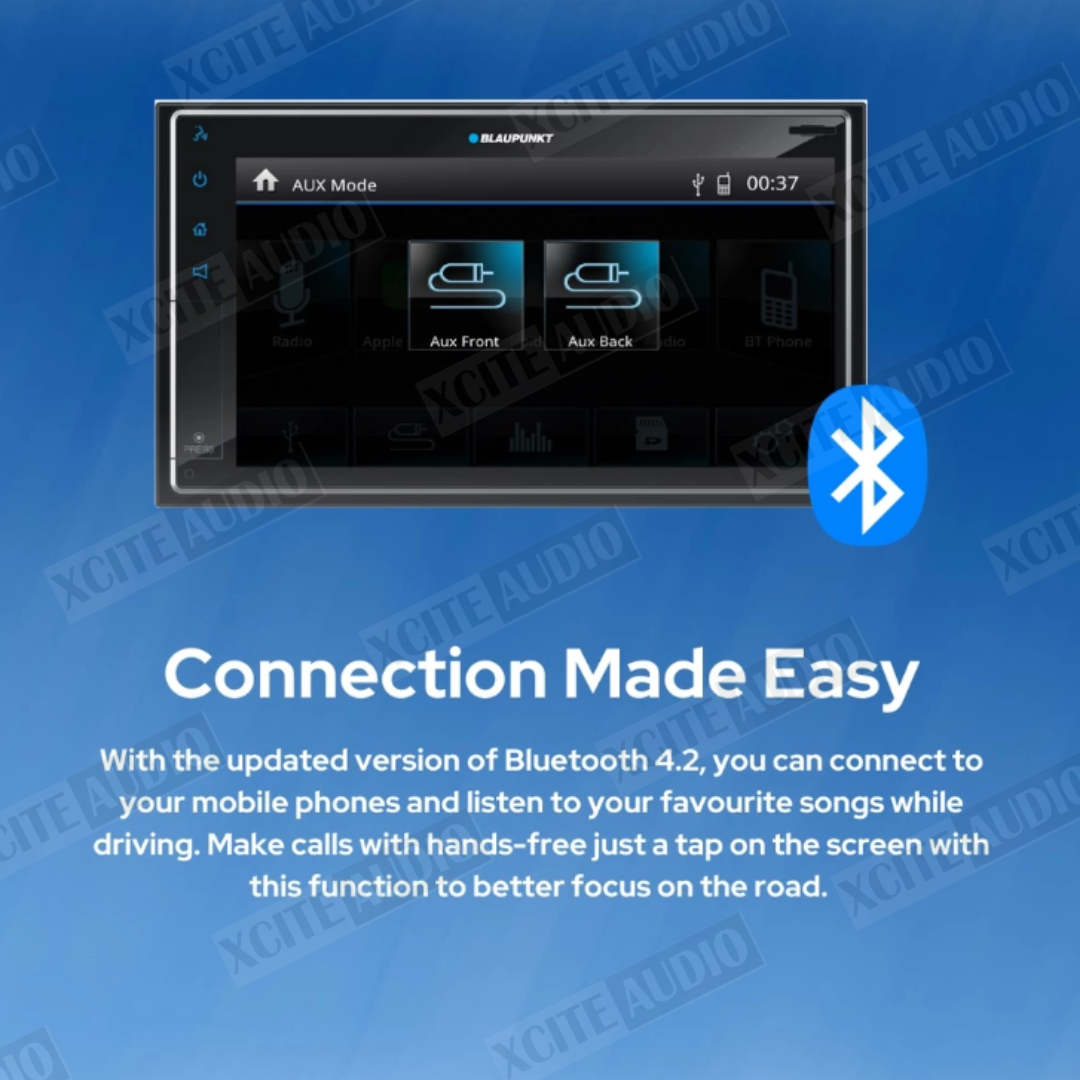 Blaupunkt Dakota BP800PLAY Car Radio | CarPlay™ & Android Auto™ | 6.8” Capacitive Display | FM/AM | Bluetooth | SWC