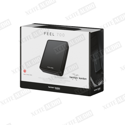 harman/kardon Feel 700 | Slim Active Underseat Subwoofer | Dual Upgrade Capable | 125 Watt RMS