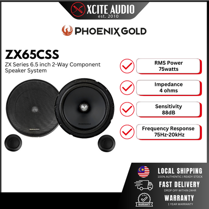 Phoenix Gold ZX65CSS - ZX Series 2-Way Component Car Speaker System