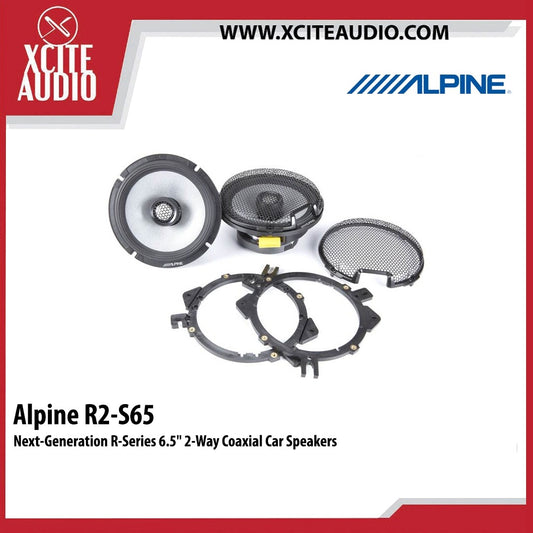 Alpine R2-S65 Next-Generation R-Series 6.5" 2-way car speakers