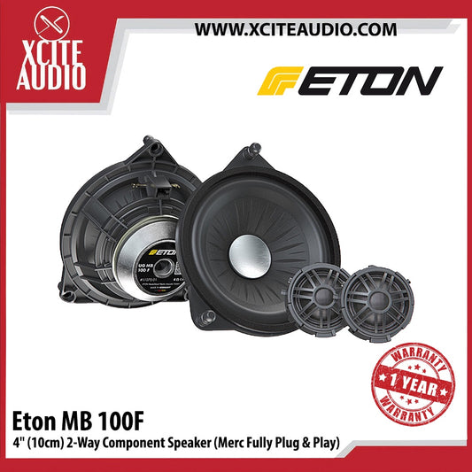 ETON MB100F 4" 2-Way Mercedes Benz Fully Plug and Play Component Car Speakers