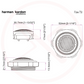 harman/kardon Flow 75T | 19mm/1"inch | Hi-Res Certified Edge Driven Silk Dome Car Tweeters