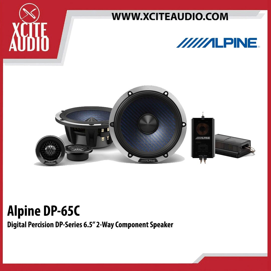 Alpine DP-65C Digital Percision DP-Series 6.5" 2-Way Component Speaker