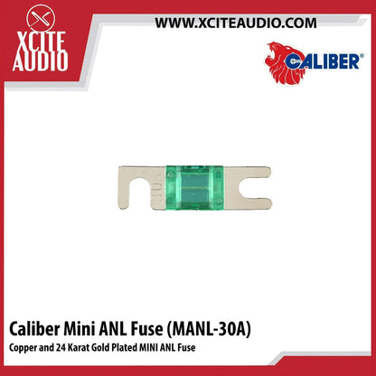Caliber Fine Copper and 24 Karat Gold Plated MINI ANL Fuse 20A 30A 40A 50A 60A 80A 100A 150A
