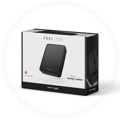 harman/kardon Feel 700 | Slim Active Underseat Subwoofer | Dual Upgrade Capable | 125 Watt RMS