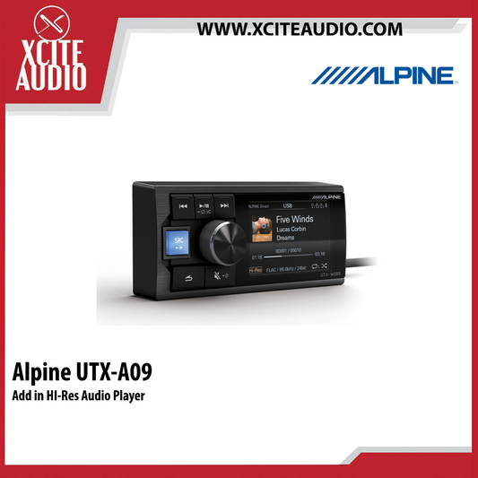 Alpine UTX-A09 ADD IN HI-RES AUDIO PLAYER