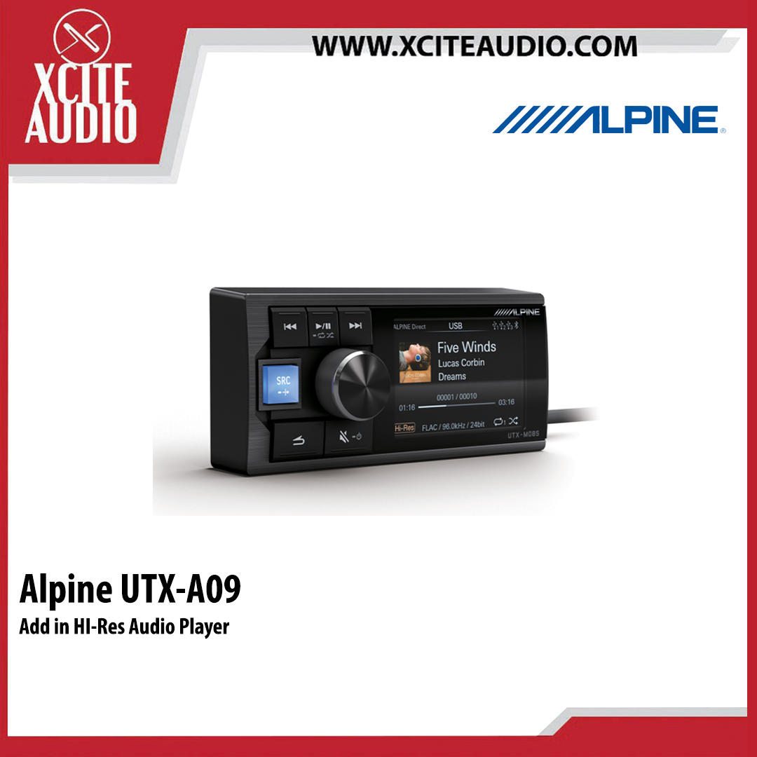 Alpine UTX-A09 ADD IN HI-RES AUDIO PLAYER