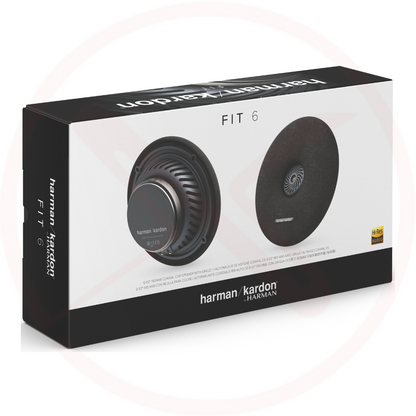 HARMAN KARDON FIT 6F - Fit Series 2-way 6.5" Hi-Res Car Coaxial Speakers