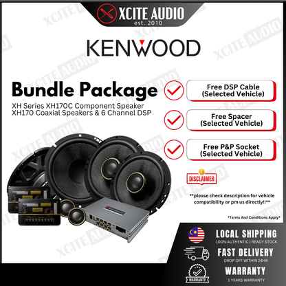 KENWOOD XH SERIES - Full Immersive Sound (Free Installation Kits)