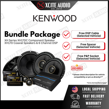 KENWOOD XH SERIES - Full Immersive Sound (Free Installation Kits)