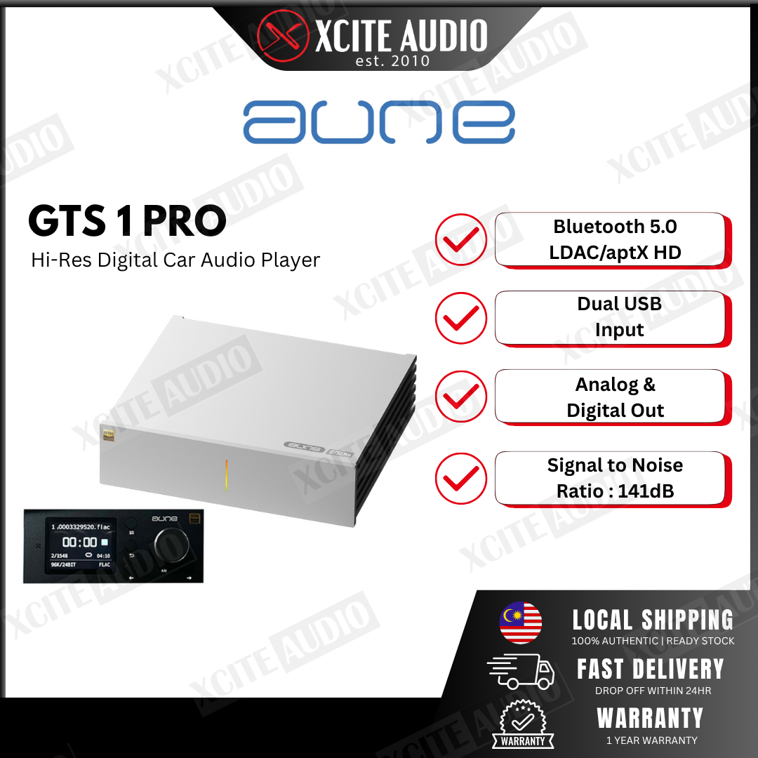 Aune Hi-Res Music Car Audio Players GTC1 Car OCXO Audio Clock & GTS1Hi-Res Music Car Audio Player