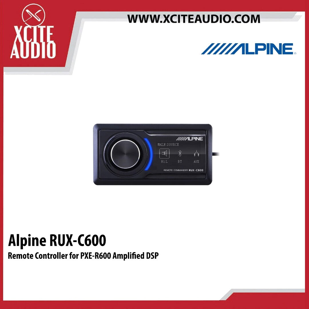 Alpine RUX-C600 Remote Controller for PXE-R600 Amplified DSP