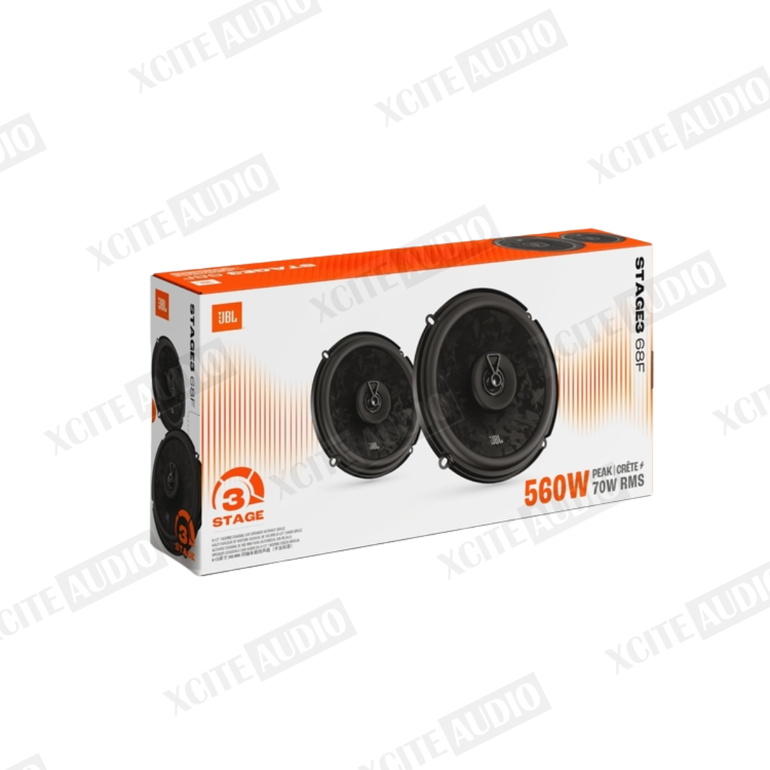 JBL Stage3 68F 6.5" 2-Way 560Watts Peak Power Coaxial Car Speakers