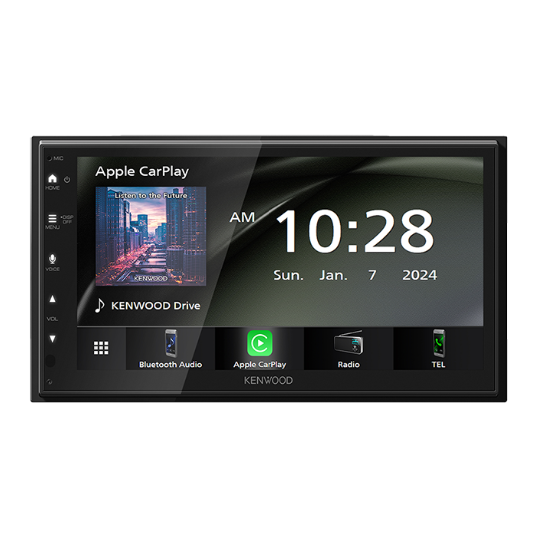 Kenwood DMX5023S 6.8"inch Digital Media Receiver with Apple CarPlay/Android Auto/Mirroring via USB